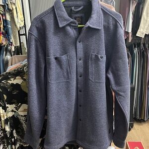 Stylish Men's Indigo Shirt Jacket